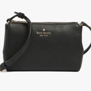 Kate Spade Black Pebbled Leather Crossbody Bag